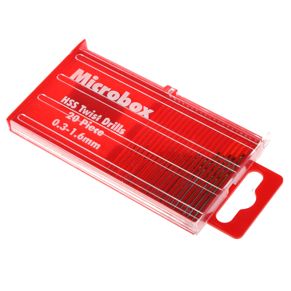 

20Pcs Mini Drill Bit Micro Twist Drill Bit Set 0.3Mm-1.6Mm Craft, 501 Original