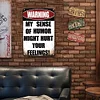 Warning - Metal Tin Signs(8*12Inch/12*16Inch)