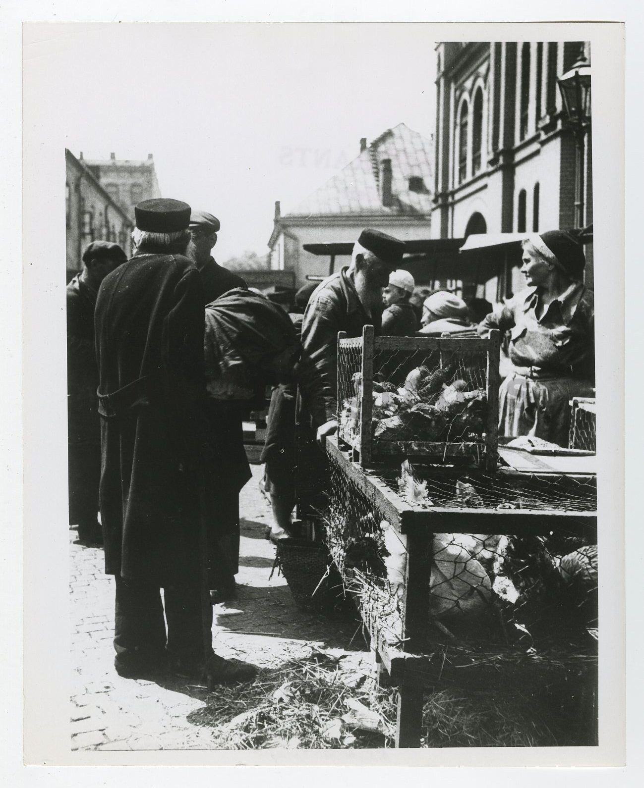 Historic Poland - Vintage 8x10 Publication Photo Poster paintinggraph - Roadside Fair