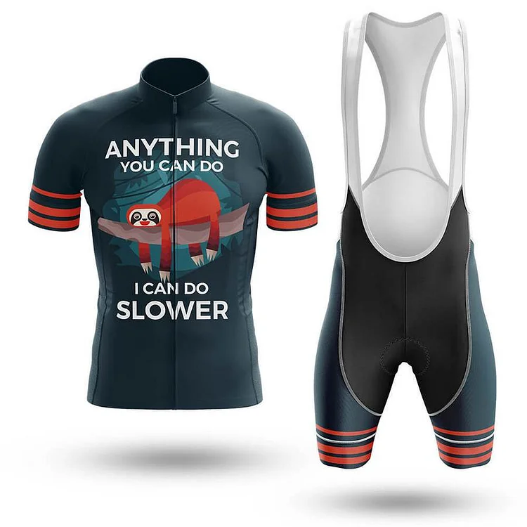 Sloth Can Do Slower Men's Short Sleeve Cycling Kit