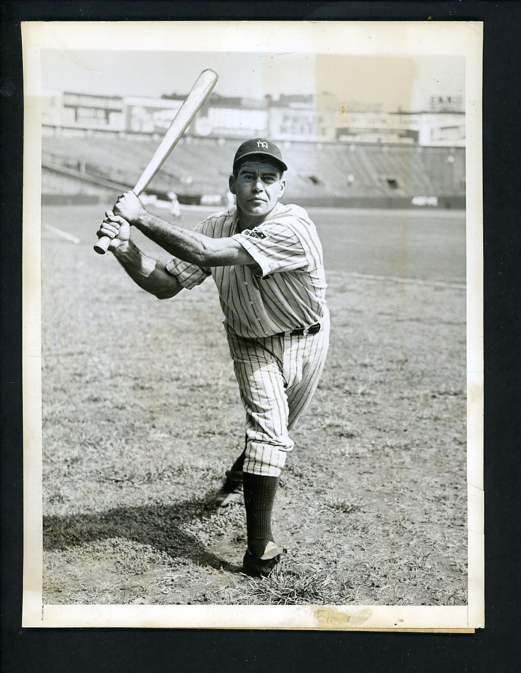 Charlie Keller Type 1 1943 World Series Press Photo Poster painting New York Yankees