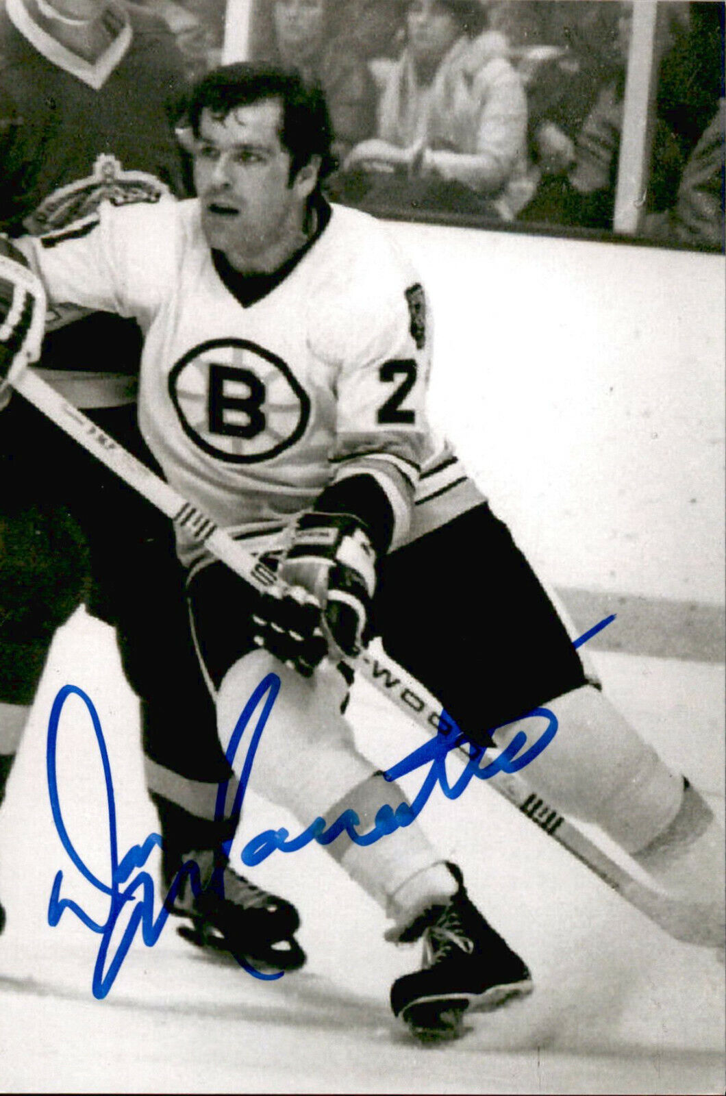 Don Marcotte SIGNED autographed 4x6 Photo Poster painting BOSTON BRUINS #7