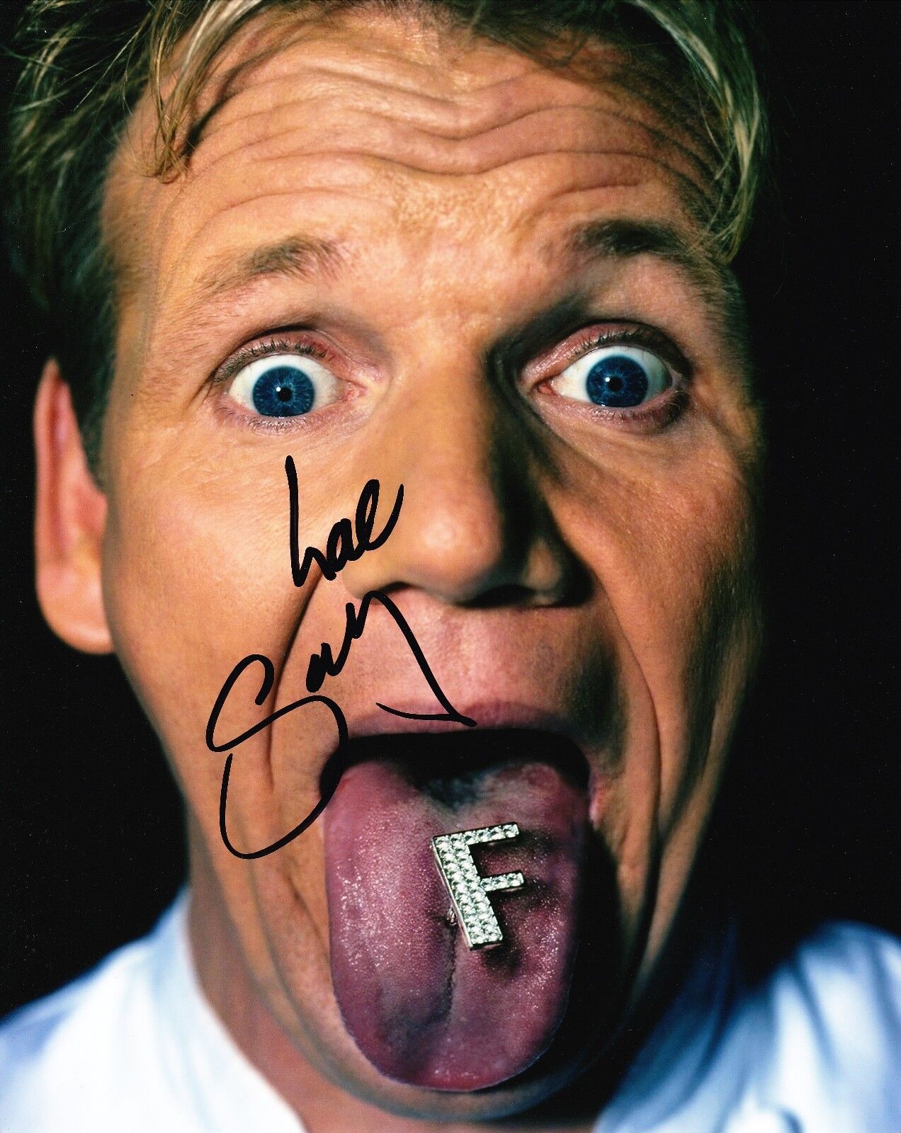 Gordon Ramsey Signed 10X8 Photo Poster painting Autograph AFTAL COA (5320)