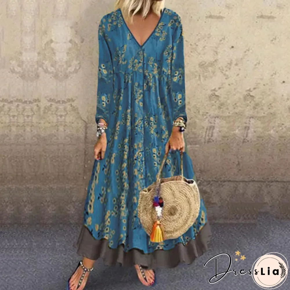 Boho Short Sleeve Summer Dress