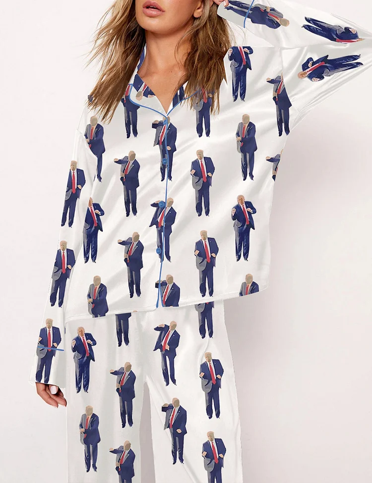 America Long Sleeve Pajama Set