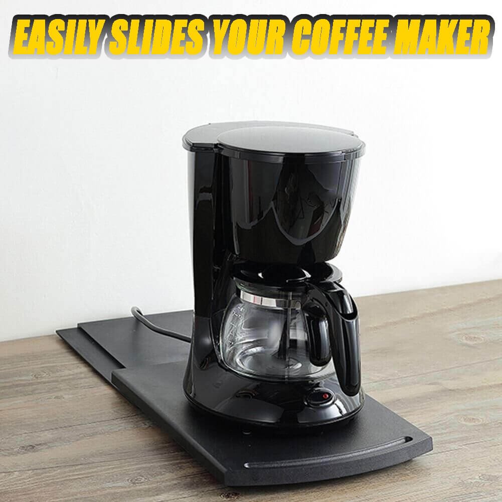 Sliding Kitchen Under Cabinet®Kitchen Appliance Sliding Caddy Sliding Coffee Maker Tray Mat