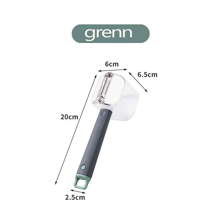 Stainless Steel Vegetable Peeler with Container
