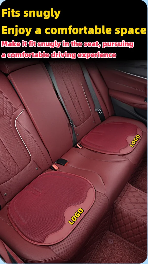 Car Seat Cushions For All Seasons Summer Ice Silk Breathable Non-slip Honeycomb Ventilation Cushions