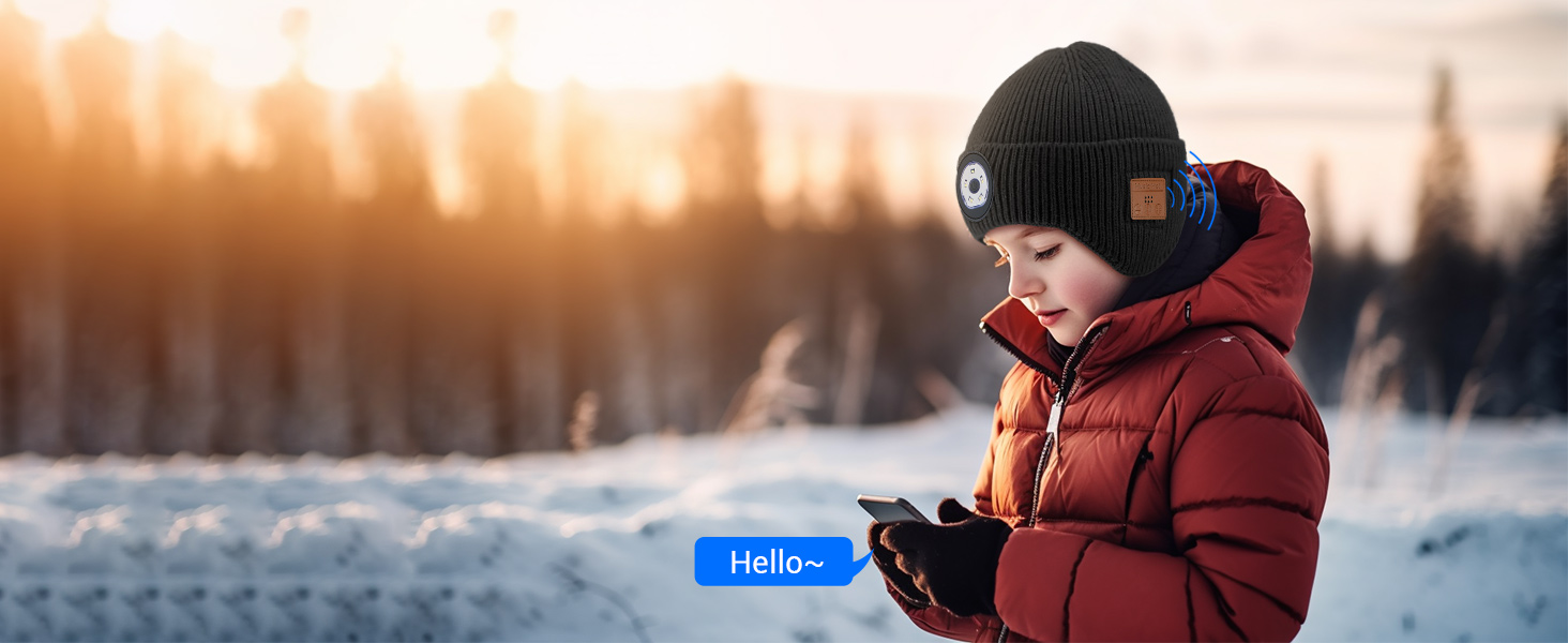 bluetooth beanie with light