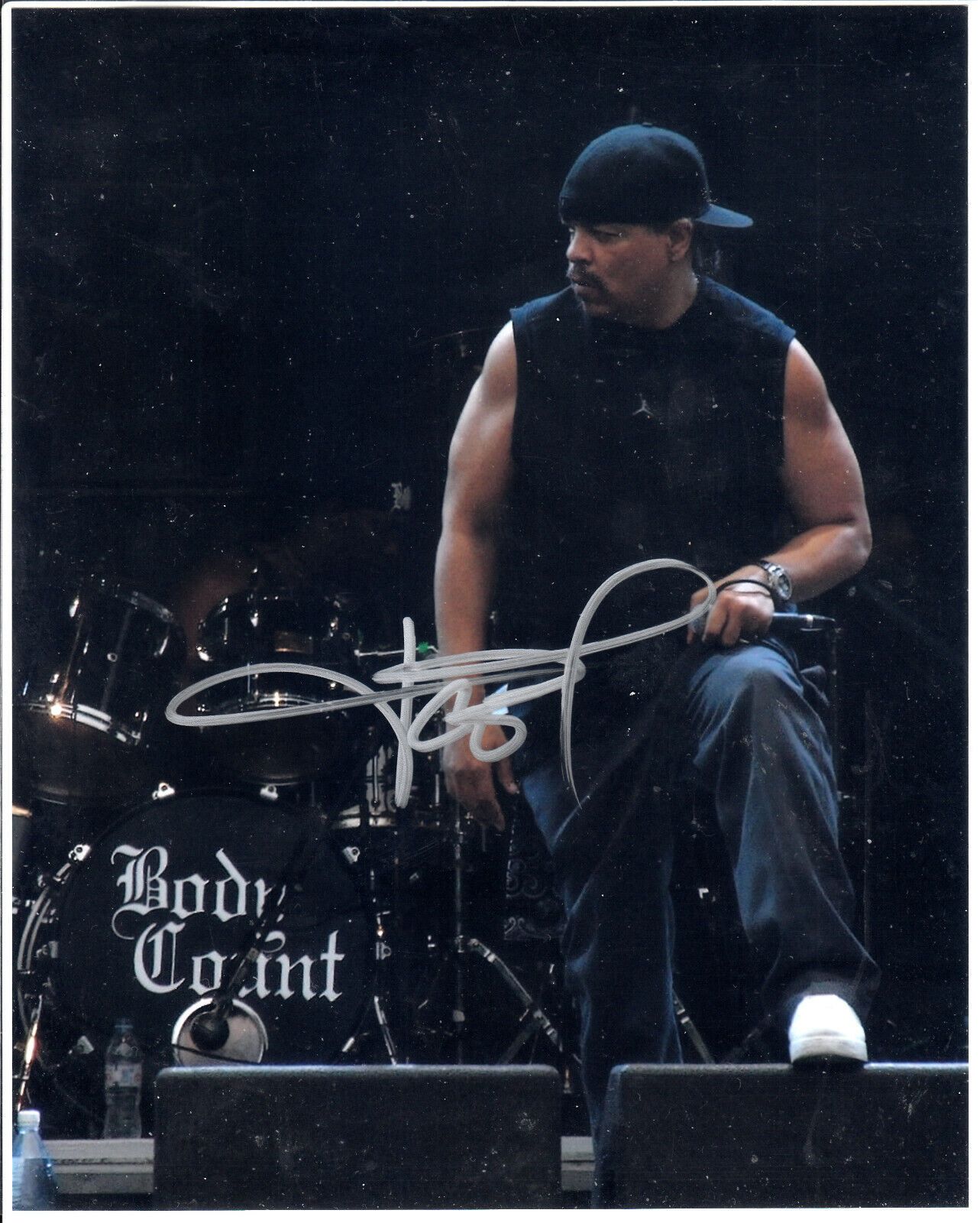 Ice-T an American Rapper producer & actor Autograph Signed 8x10