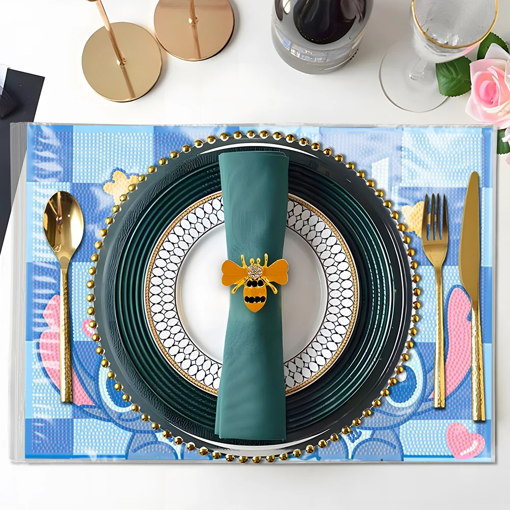 DIY Stitch Diamond Painting Placemat Diamond Crafts Projects for Kids Adults