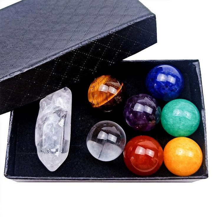 Chakra Rainbow Ball Crystal Set