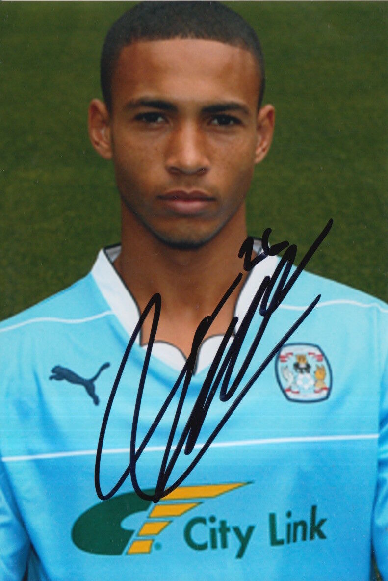 COVENTRY CITY HAND SIGNED JORDAN CLARKE 6X4 Photo Poster painting.