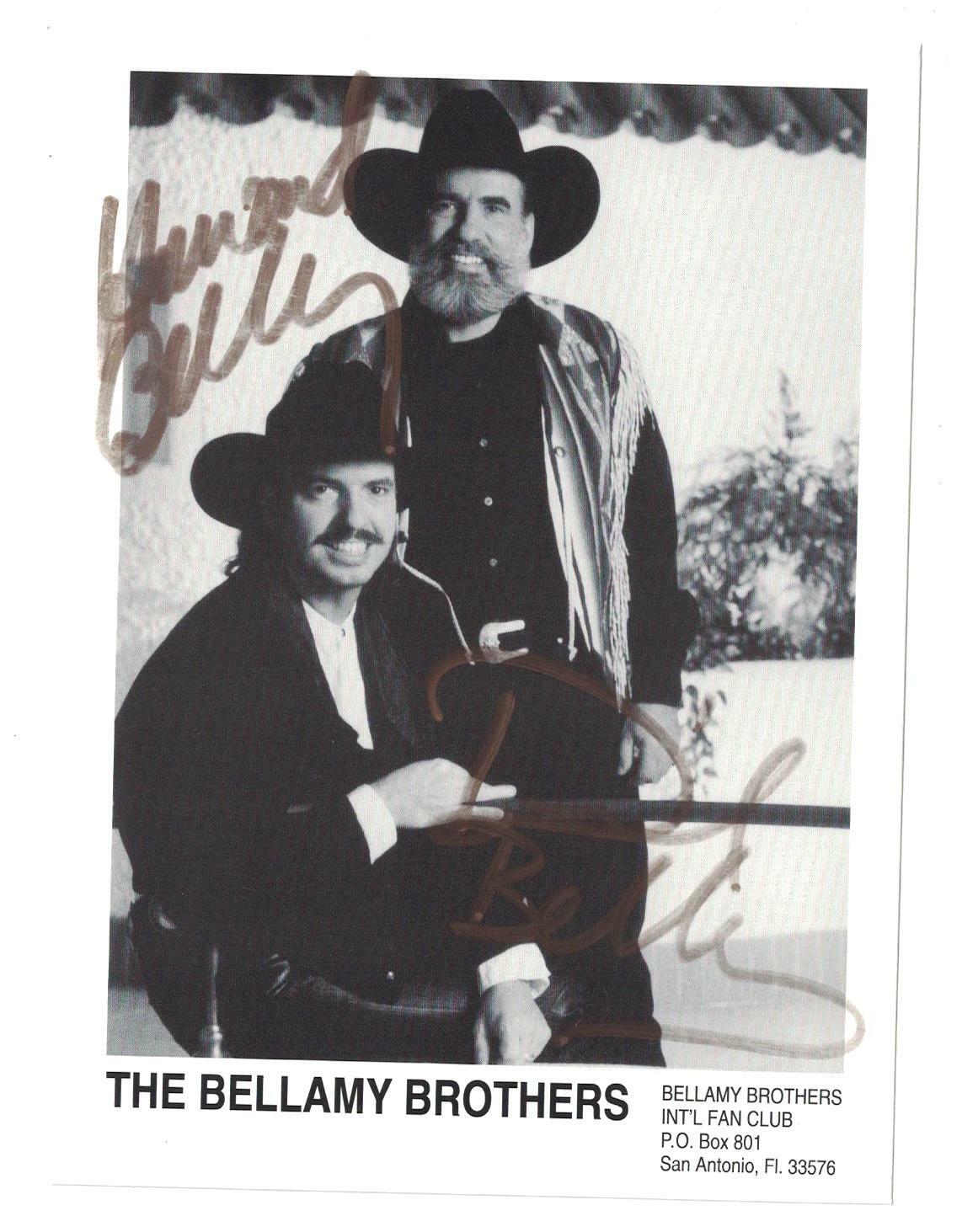 Howard & David Bellamy Signed 5x7 Photo Poster painting Country Music Singers Brothers