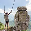 80L  Backpack Waterproof Mountaineering Backpack Travel Accessories