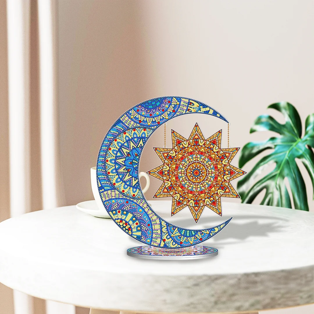 DIY Diamond Painting Ornaments - Sun Moon(Both Sides)