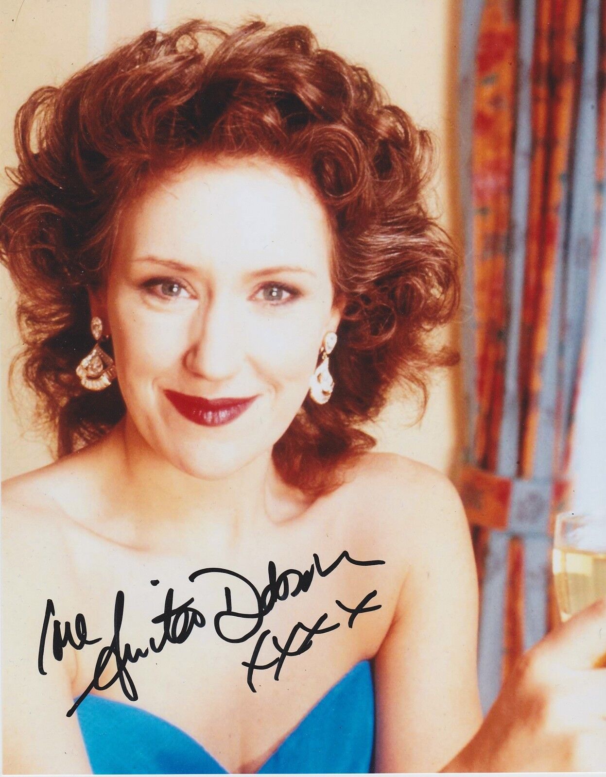 Anita Dobson Signed 10x8 Photo Poster painting AFTAL