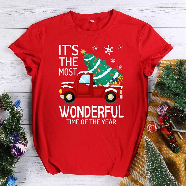 IT'S MOST WONDERFUL TIME OF THE YEAR T-Shirt-011319-Annaletters
