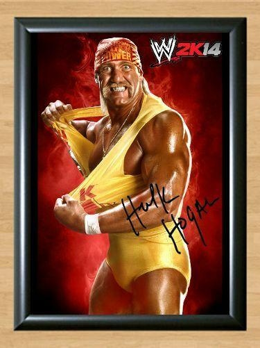 Hulk Hogan Terry Gene Bollea  Signed Autographed Photo Poster painting Poster Print Memorabilia A4 Size