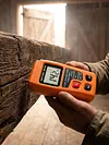 Wood Moisture Meter LCD Backlight Digital Wood Moisture Tester with 4 Switchable Modes High Precision for Firewood Paper Floor (Battery Not Included)