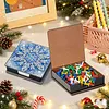 Christmas Snowflake DIY PU Diamond Painting Note Box 160 Papers Memo Box