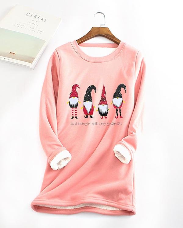🔥Christmas Hot Sale🔥Leisure Sweatshirt Print Regular Fitted Long Sleeve Pullover Sweatshirt for Women