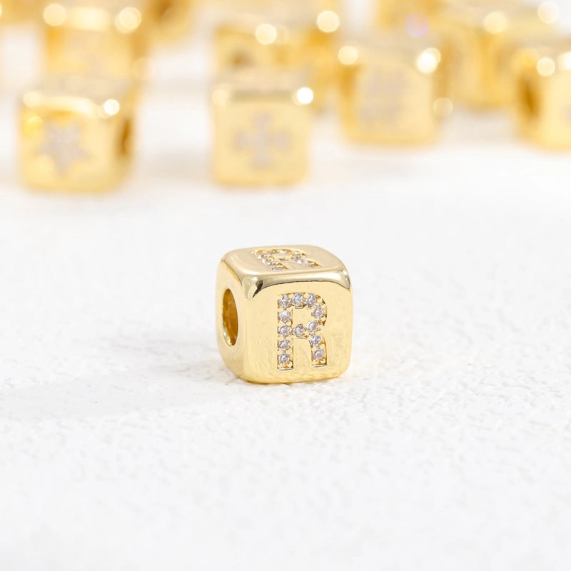 1 Piece Copper Letter Jewelry Accessories Pendant