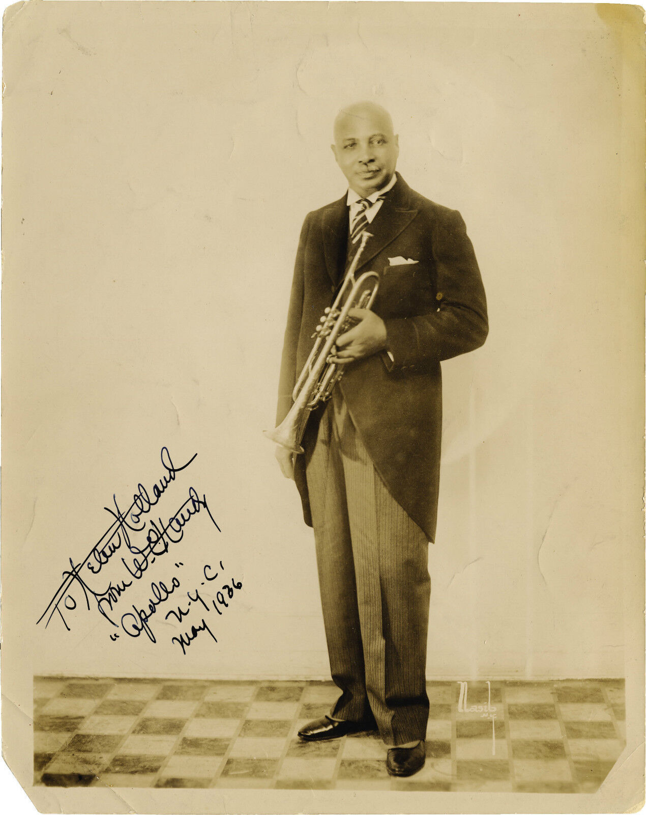 WC HANDY Signed Photo Poster paintinggraph - Legendary Jazz & Blues Musician - preprint