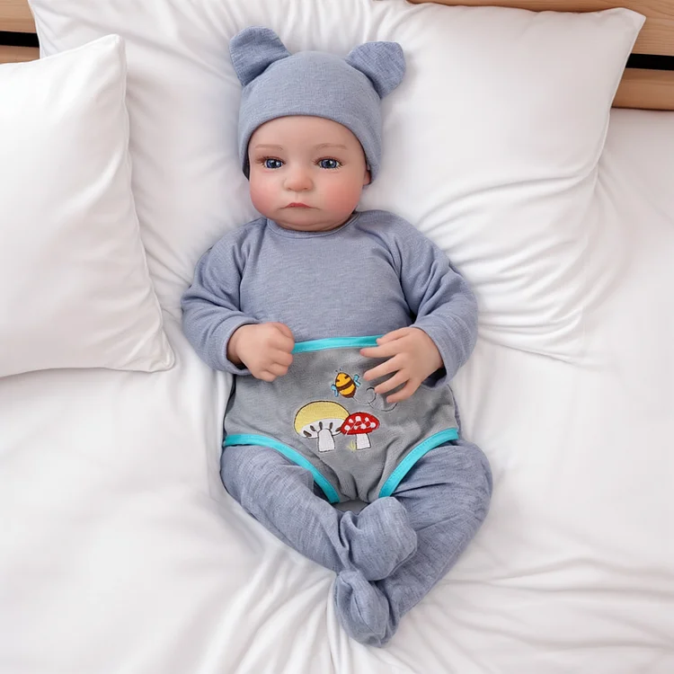 Babeside Sleeping Reborn Baby Noah & Aiden 20'' Little Infant Twins Companion For Love