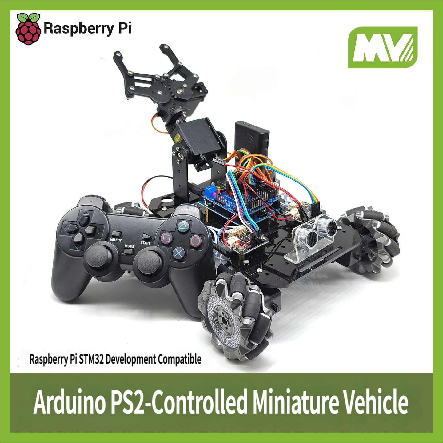 Ps2 Remote Pin Arduino Arduino smart car, Mecanum wheels, PS2 remote controller, Bluetooth ...