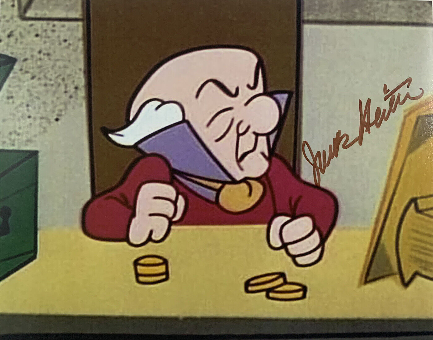 JACK HEITER HAND SIGNED 8x10 Photo Poster painting MR MAGOO DISNEY ANIMATOR AUTOGRAPHED RARE