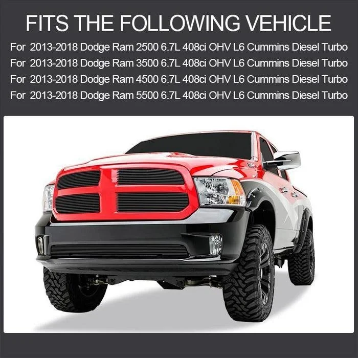 Garlaven For 2013-2018 Ram 6.7L Cummins Diesel EGR Plate Cooler & Throttle Valve Delete Kit