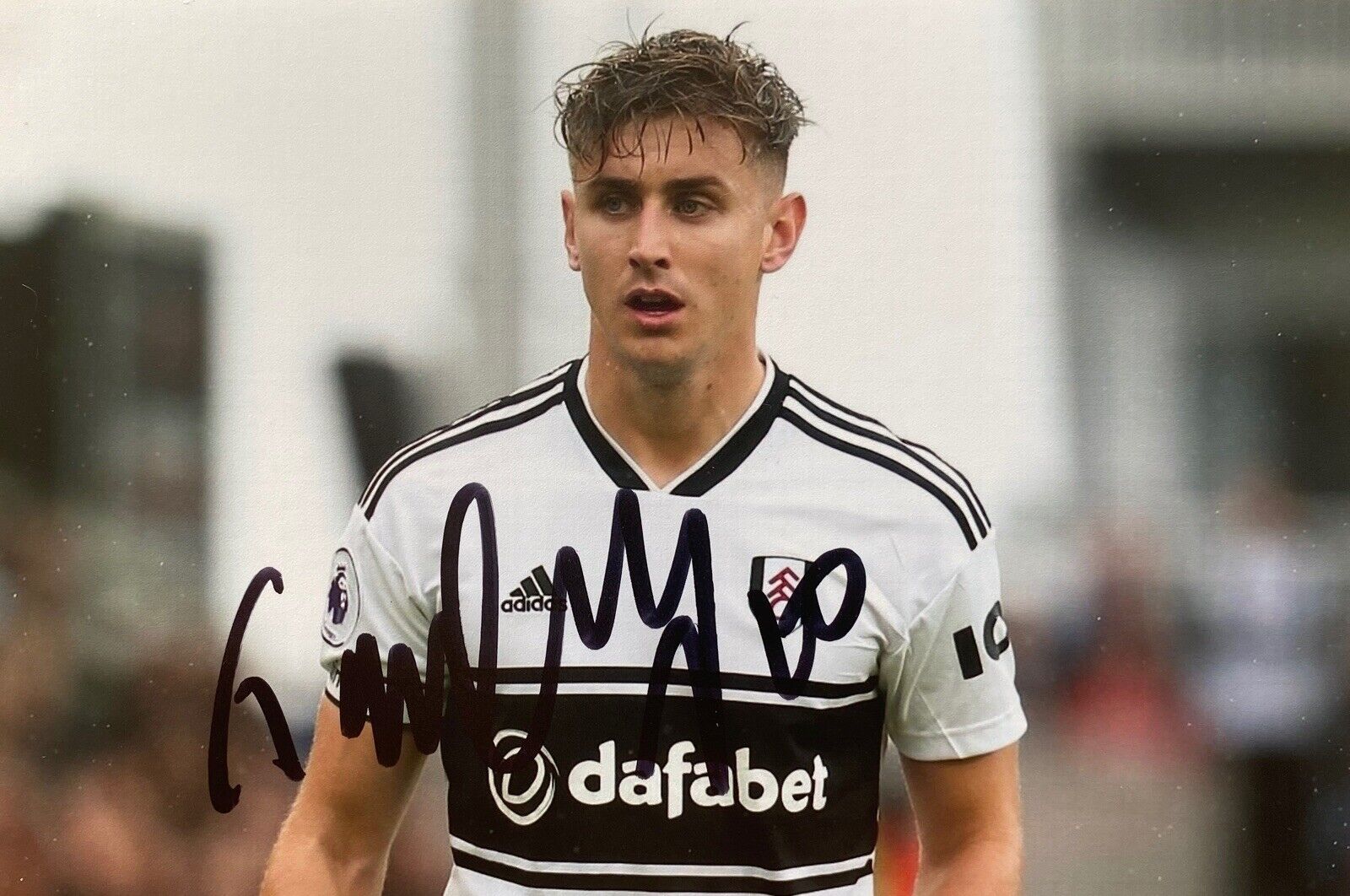 Tom Cairney Hand Signed 6X4 Photo Poster painting - Fulham 4