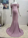 Maternity Summer Elegant Photo Shoot Pregnant Shoulderless Dress