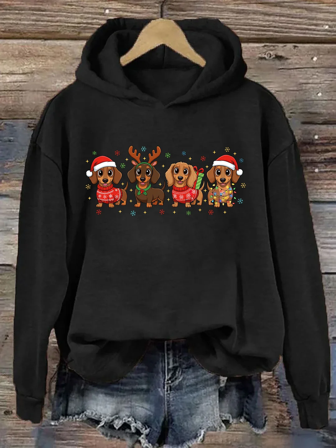 Christmas Dachshund Hoodie