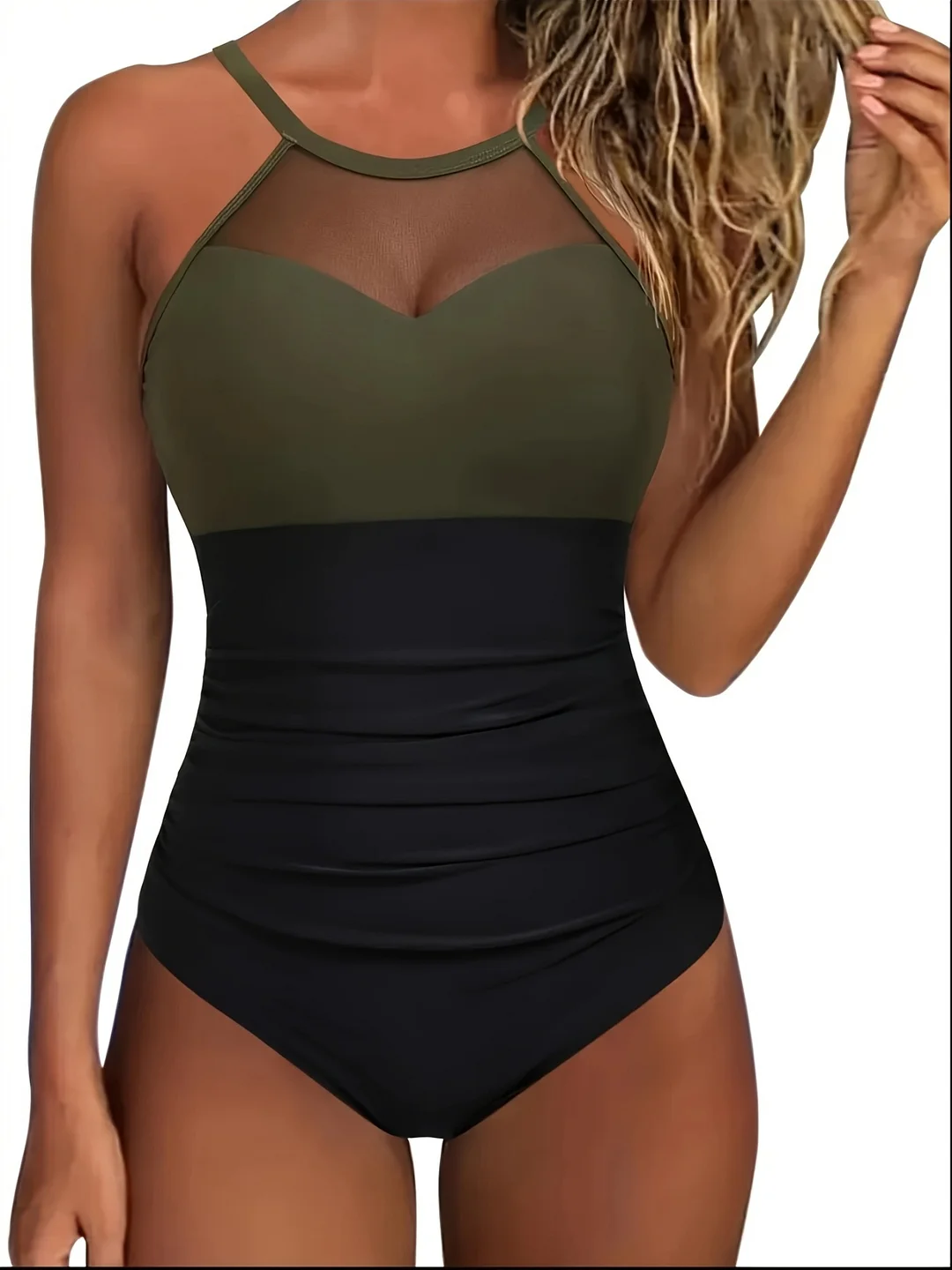 2025 New Women's One Piece Swimsuit - Plus Size Sexy Push Up Bathing Suit, Tummy Control Elegant Swimwear | IFYHOME