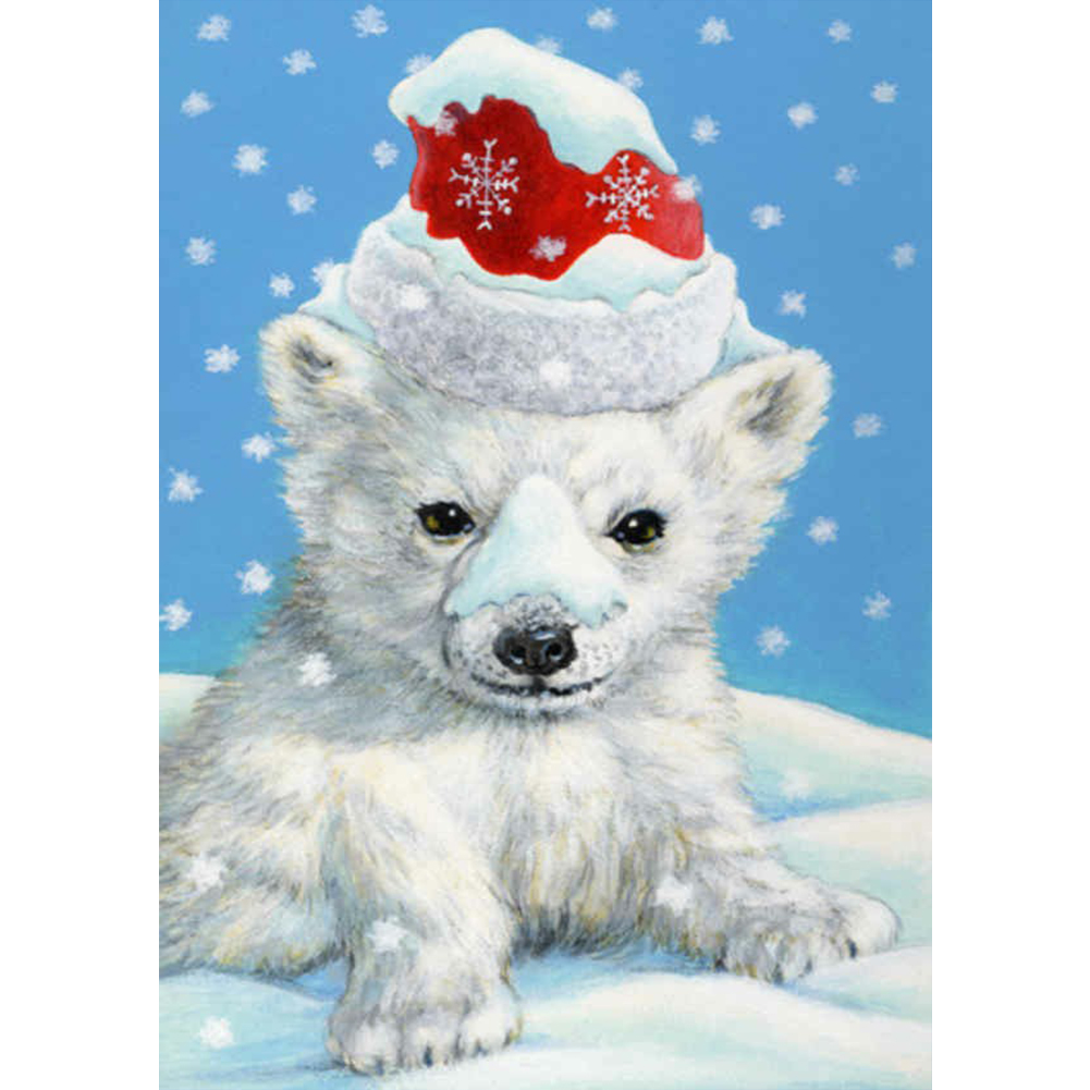 

The Little Polar Bear - Round Drill Diamond Painting - 30*40CM, 501 Original