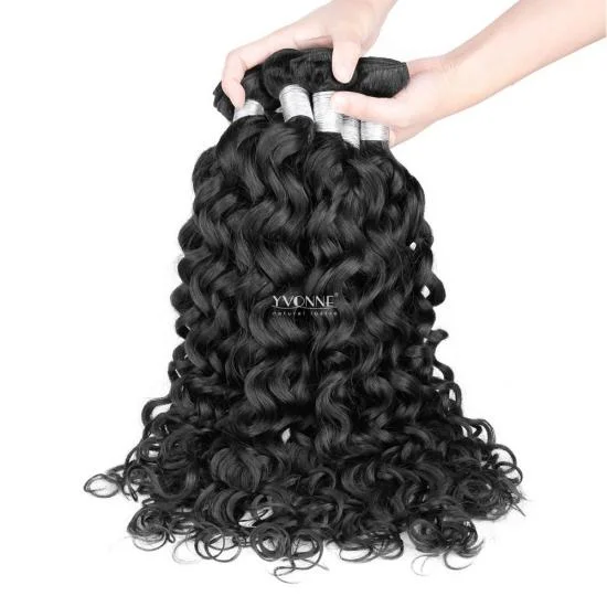 Platinum Grade Italian Curly 1Pcs/lot Brazilian Human Hair Weave