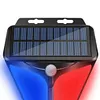 Alarm Light Wireless Solar Powered LED Strobe Motion Sensor Anti Theft Lamp