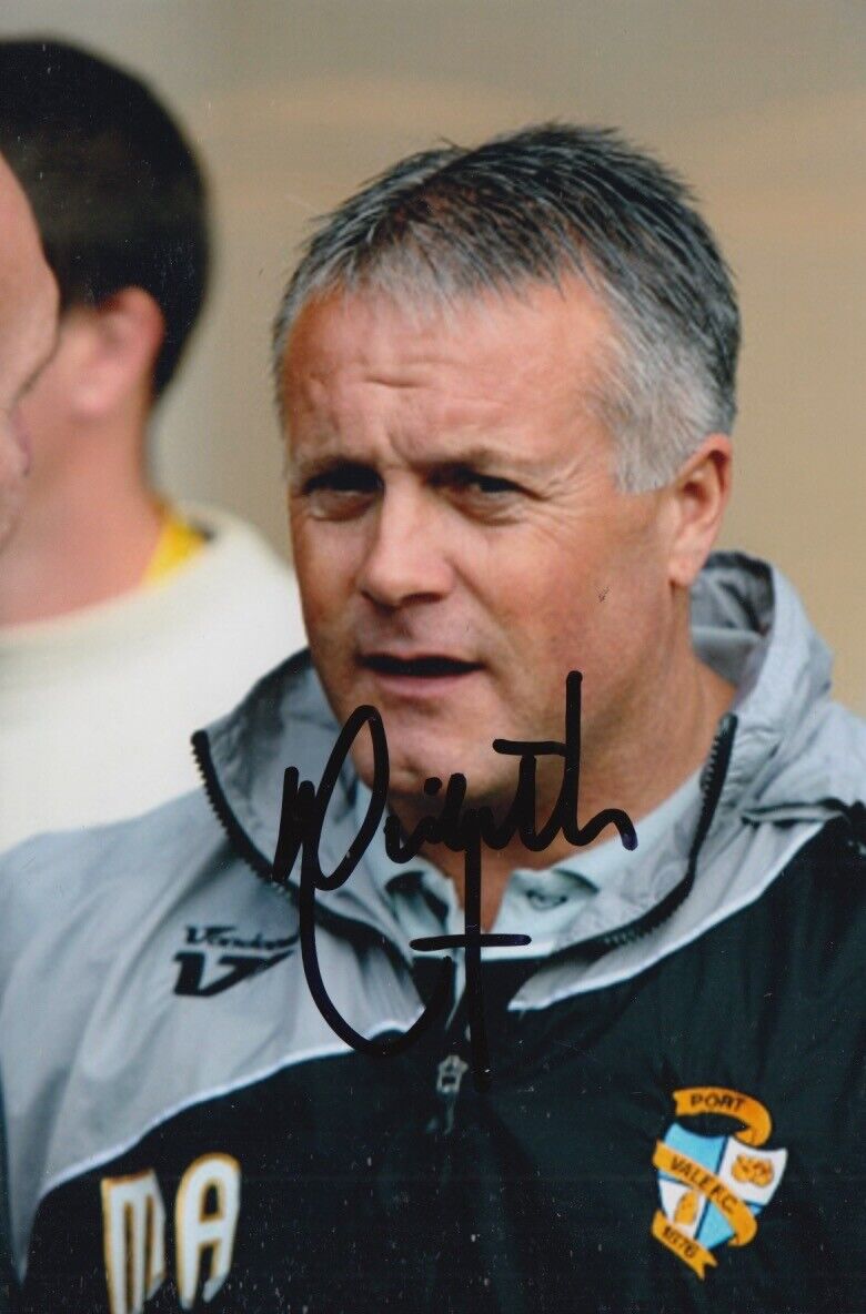 MICKY ADAMS HAND SIGNED 6X4 Photo Poster painting PORT VALE FOOTBALL AUTOGRAPH