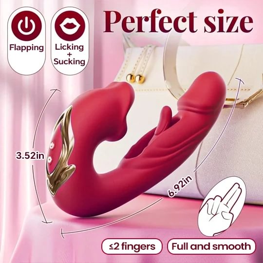RoseWave Tongue Duo - Licking & Rabbit Massager