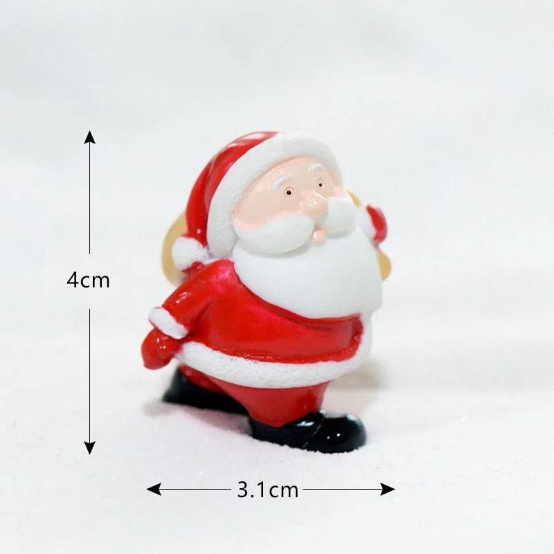 Christmas Gift Mini Christmas Train Ornament Christmas Decoration For Home Santa Claus Gift Toys Crafts Table Deco Navidad Xmas 2021 New Year