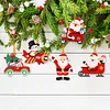 10pcs/set Diamond Painting Hanging Ornament Single Side 5D DIY Cartoon Christmas Gift Kits