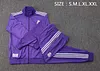 2025/2026 Real Madrid Purple Long Zipped Jacket Football Shirt 1:1 Thai Quality