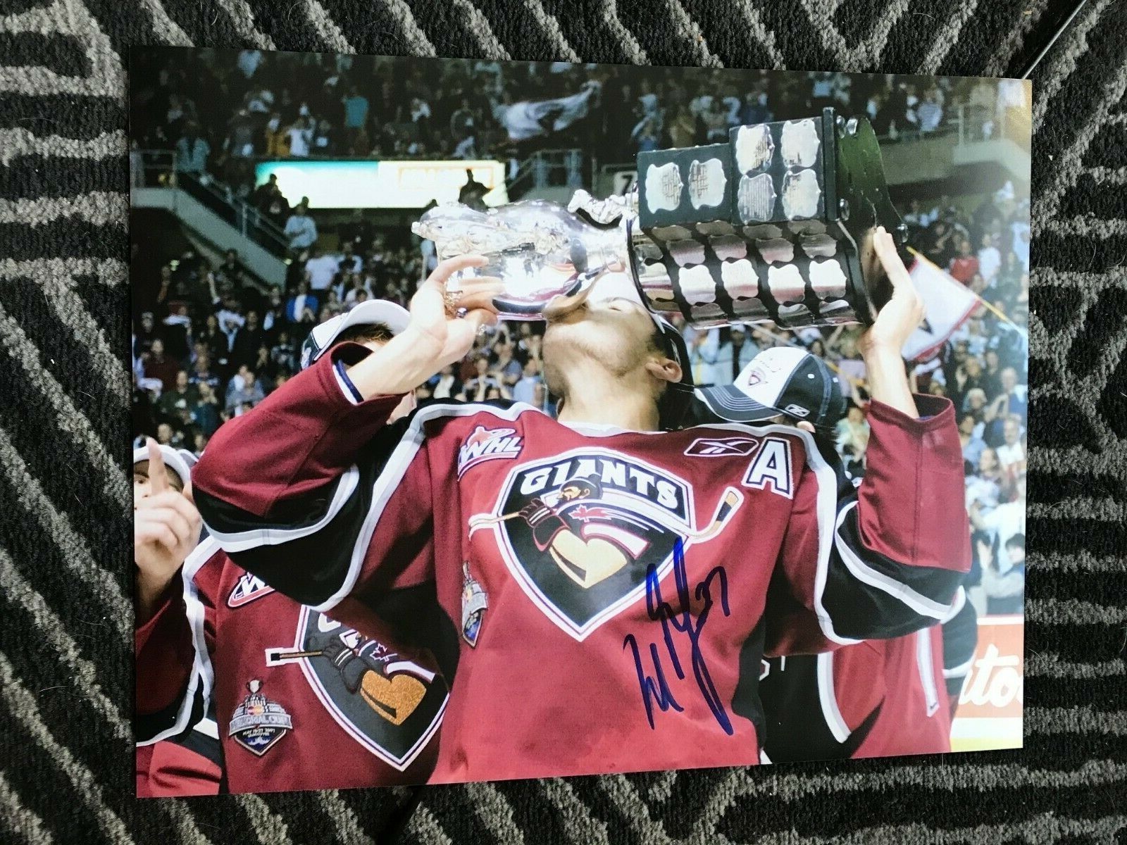 Vancouver Giants Milan Lucic Signed Autographed 11x14 Photo Poster painting COA