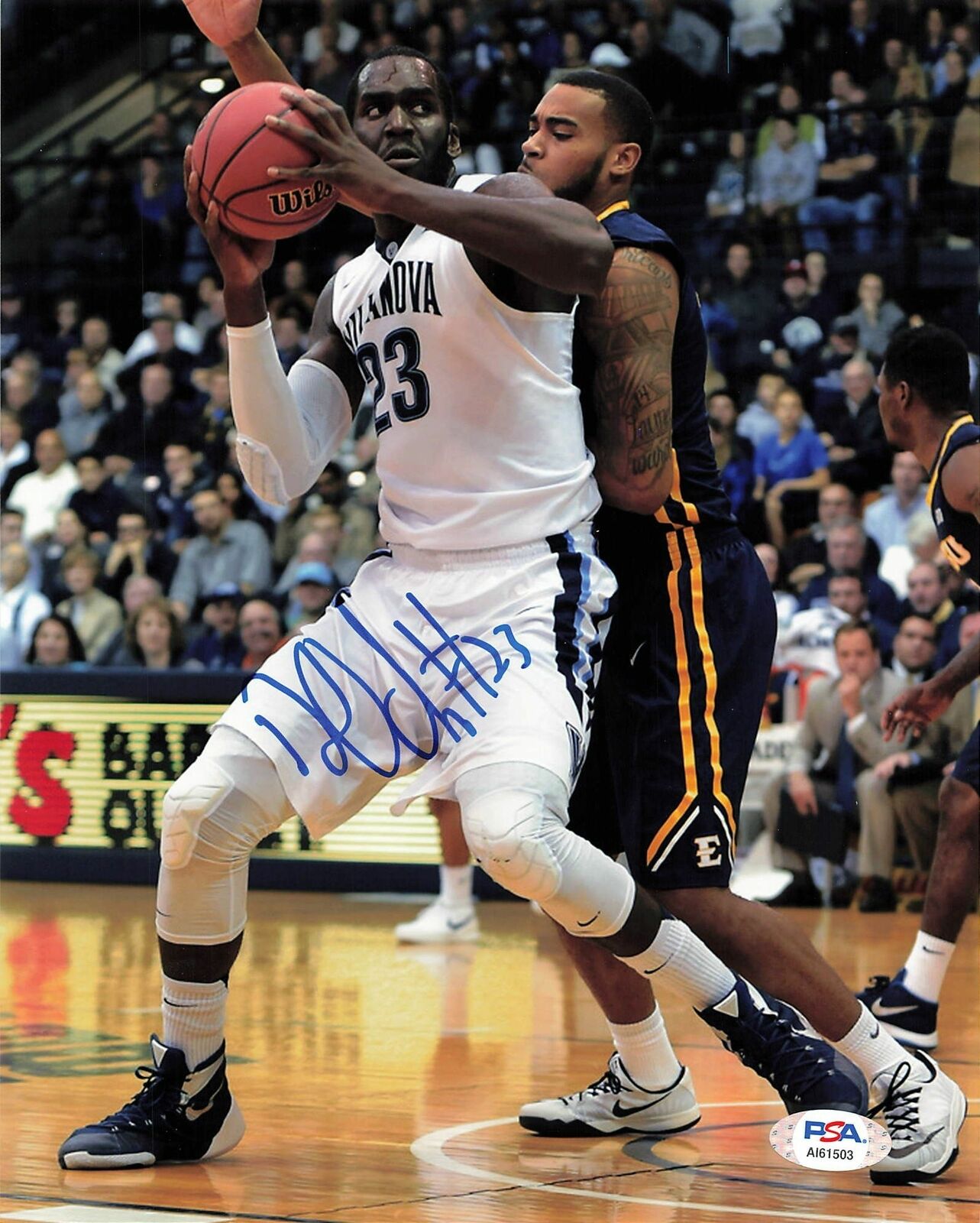 Daniel Ochefu signed 8x10 Photo Poster painting PSA/DNA Villanova Wildcats Autographed