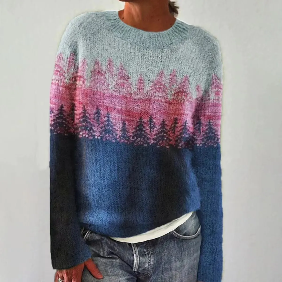 Vintage Maple Leaves Sweater