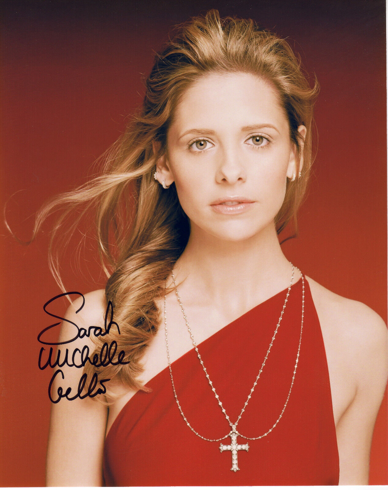 SARAH MICHELLE GELLAR AUTOGRAPH SIGNED PP Photo Poster painting POSTER 36