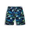 Gioiacombo&trade; Nuovi pantaloncini da spiaggia con stampa da uomo a doppio strato