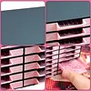 16Pcs Rhinestone Tray Storage Rack Set Large Capacity Diamond Painting Storage Tray Stackable Drilling Disc Rack for DIY Crafts Rhinestones Sorting Trays (Black)